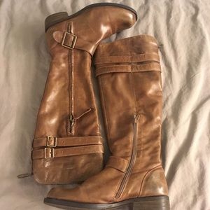 Miz Mooz - genuine leather - tan boots Kellen